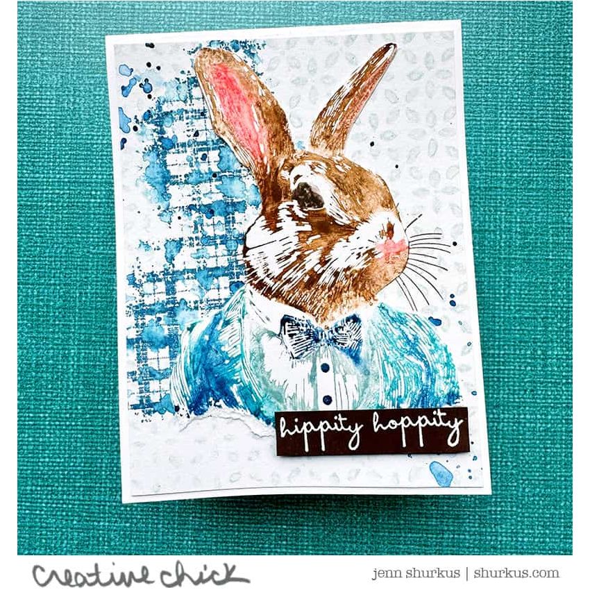 Stampers Anonymous Media #20 Tim Holtz Clear Stamp and Stencil