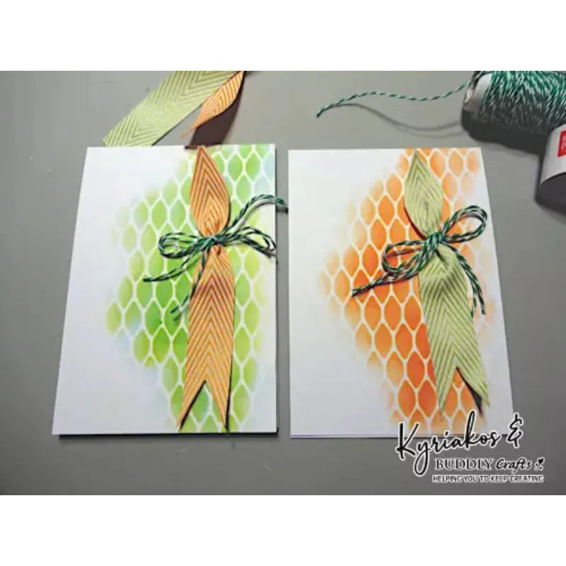 Stampers Anonymous Mesh Tim Holtz Layering Stencil