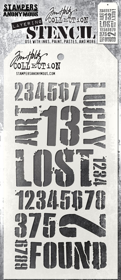 Stampers Anonymous Industrial Tim Holtz Layering Stencil - Ships from 14th July