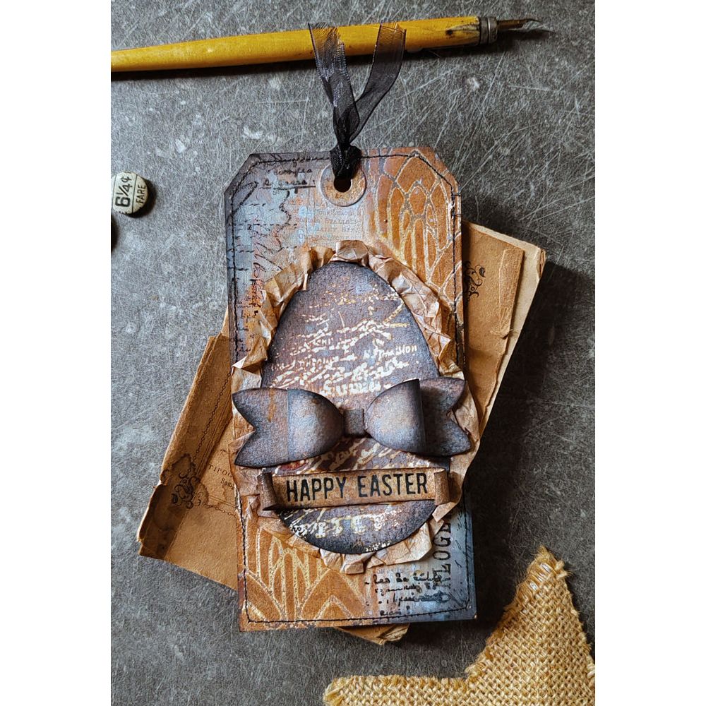 Stampers Anonymous Deco Arch Tim Holtz Layering Stencil