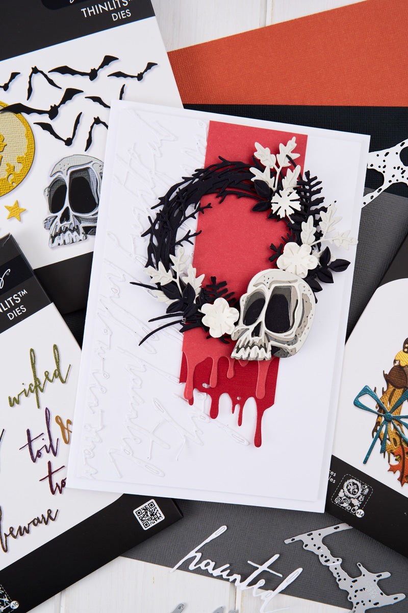 Sizzix Thinlits Die by Tim Holtz Vault  Frights + Bones (10pcs)