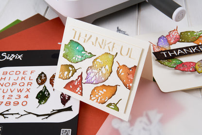 Sizzix Thinlits Die by Tim Holtz Vault Leaves + Sticks (43pcs)