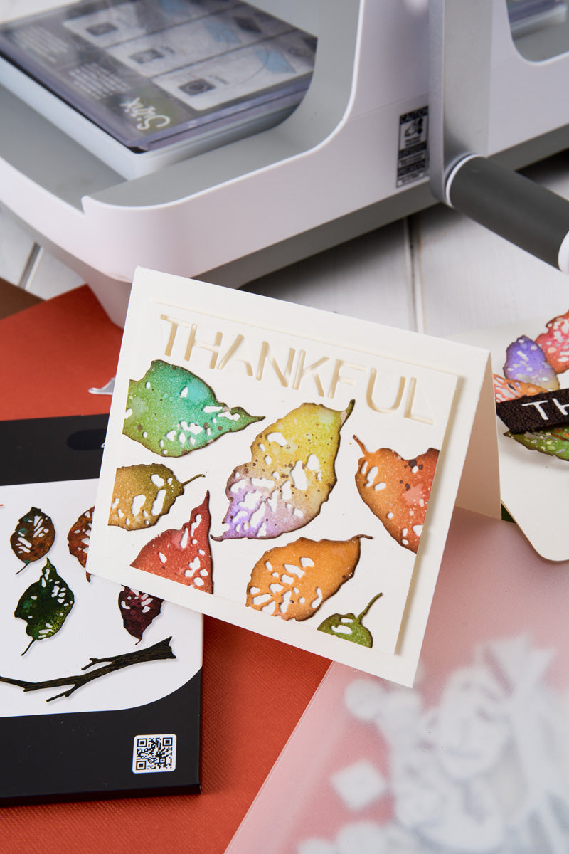 Sizzix Thinlits Die by Tim Holtz Vault Leaves + Sticks (43pcs)