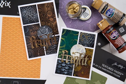 Sizzix 2D Texture Fades Embossing Folder Large A5 by Tim Holtz Vault Ringer