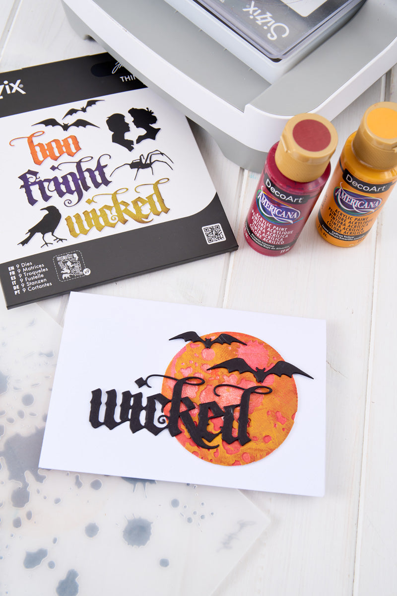 Sizzix Thinlits Die by Tim Holtz Vault Moonlight Scare (25pcs) ~ Ship from 30th Sept
