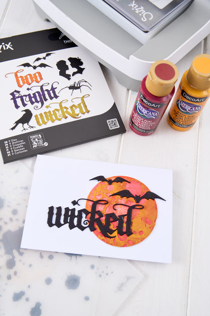 Sizzix Thinlits Die by Tim Holtz Vault Moonlight Scare (25pcs) ~ Ship from 30th Sept