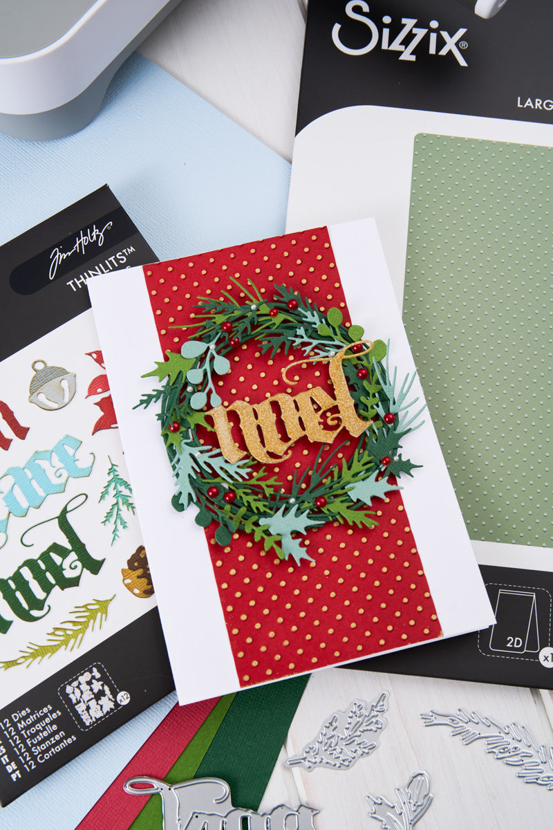 Sizzix Tim Holtz 2D Texture Fades A5 Embossing Folder - Vault Dots