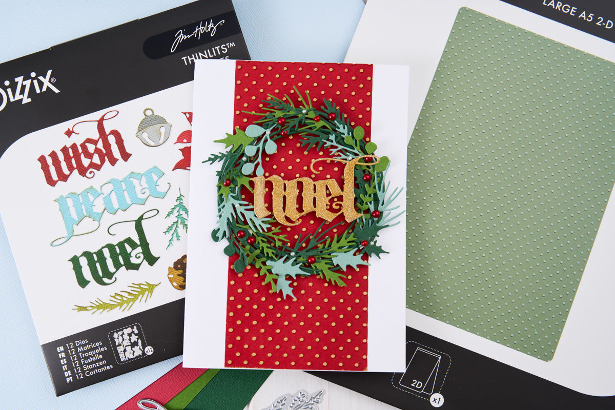 Sizzix Tim Holtz 2D Texture Fades A5 Embossing Folder - Vault Dots