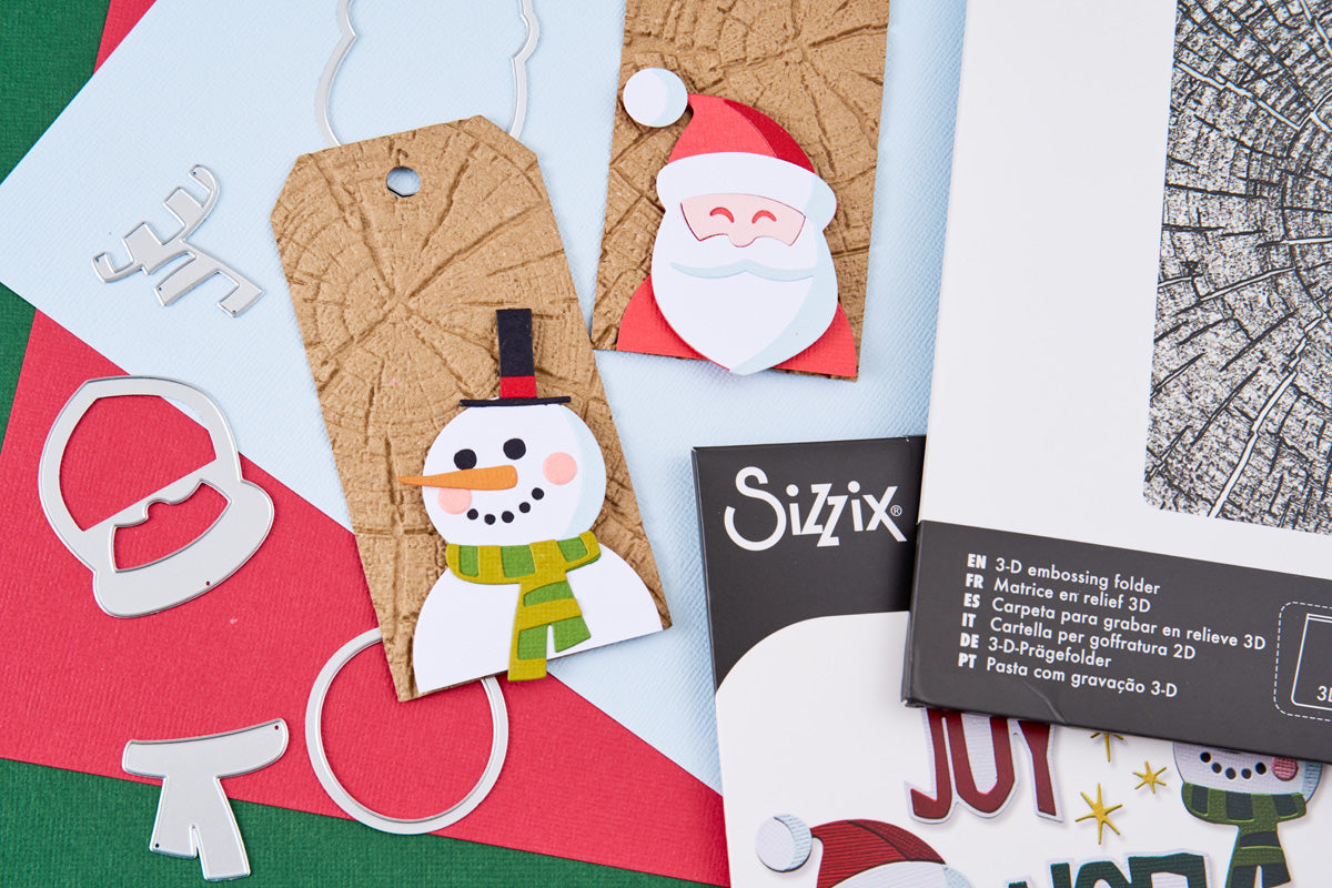 Sizzix Tim Holtz Thinlits Die Set 21PK - Vault Holiday Tidings