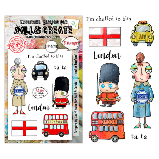 TP-1011 - A6 Stamp Set - London England