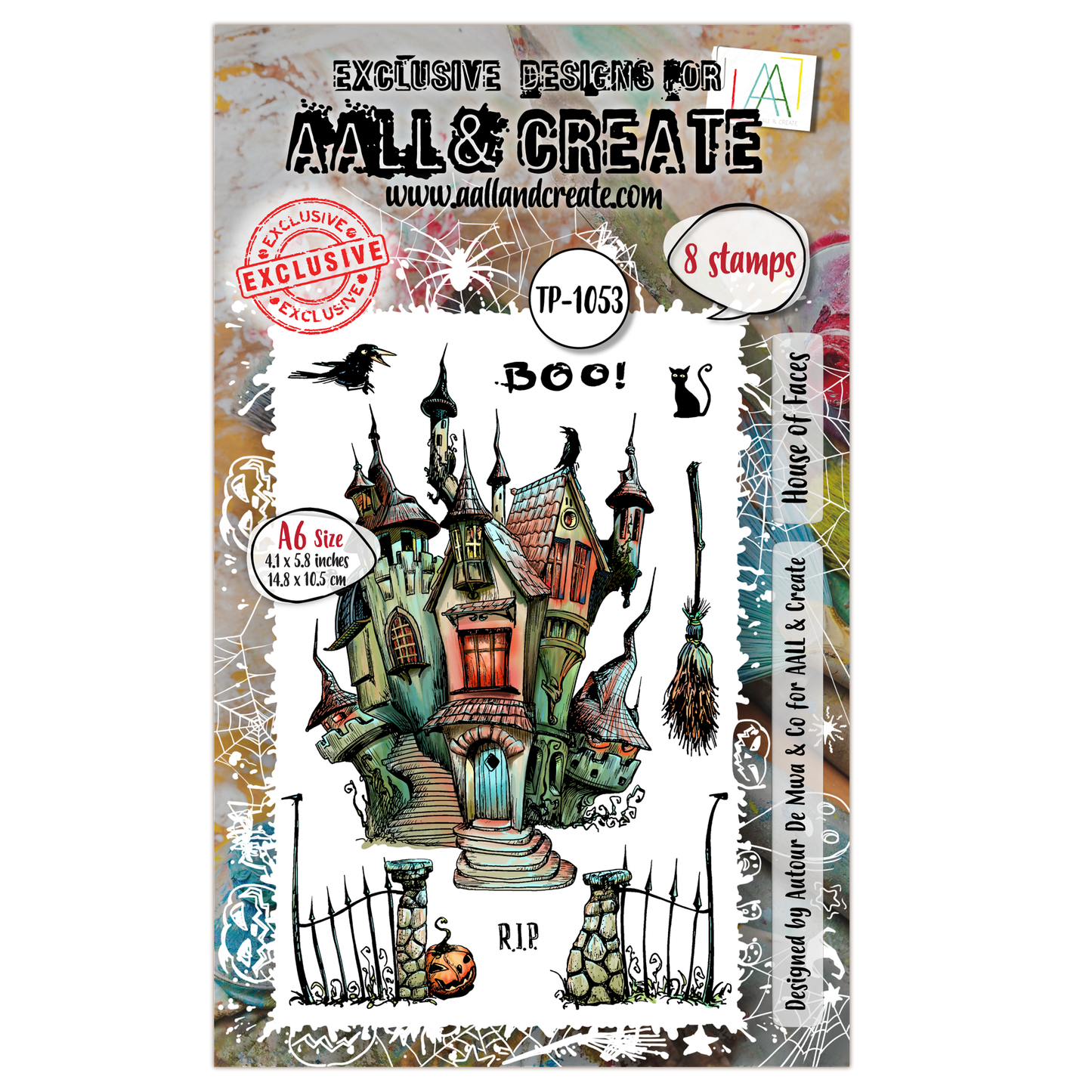 TP-1053 - A6 Stamp Set - House Of Faces
