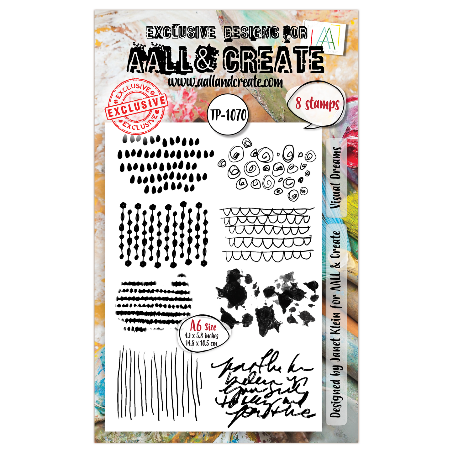 TP-1070 - A6 Stamp Set - Visual Dreams