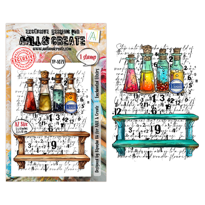 TP-1079 - A7 Stamp Set - Enchanted Elixirs
