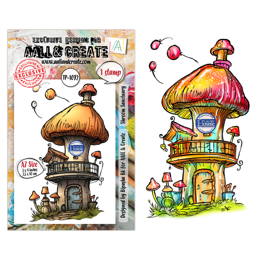 TP-1092 - A7 Stamp Set - Shroom Sanctuary