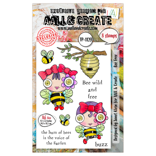 TP-1129 - A6 Stamp Set - Bee Free