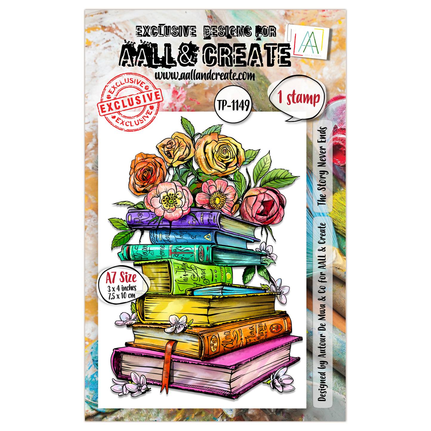 TP-1149 - A7 Stamp Set - The Story Never Ends