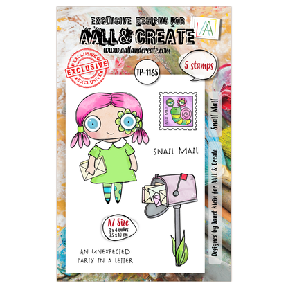TP-1165 - A7 Stamp Set - Snail Mail