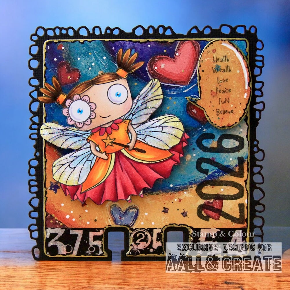 #1204 - A5 Stamp Set - Spelling Spectacle