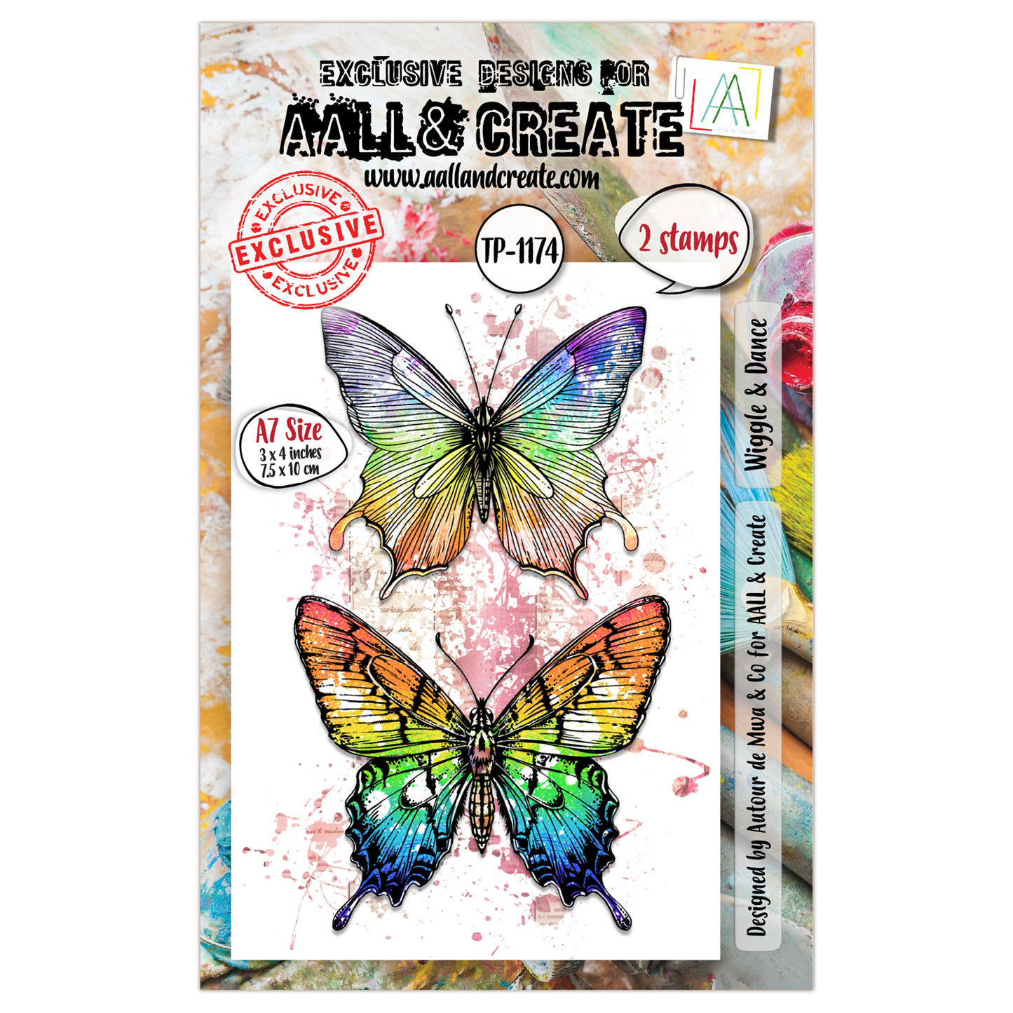 TP-1174 - A7 Stamp Set - Wiggle & Dance