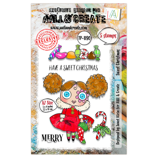 TP-1190 - A7 Stamp Set - Sweet Christmas