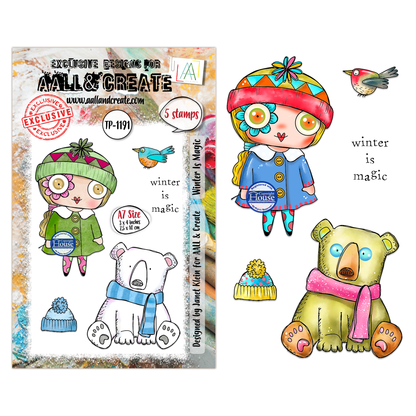 TP-1191 - A7 Stamp Set - Winter Is Magic