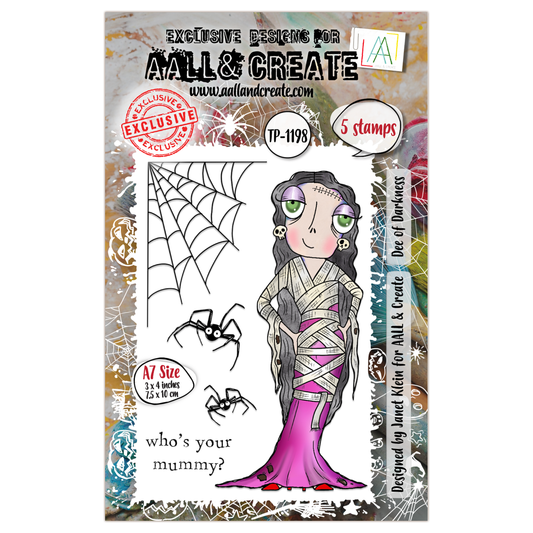 TP-1198 - A7 Stamp Set - Dee of Darkness