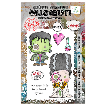 TP-1200 - A7 Stamp Set - Frank n Bride