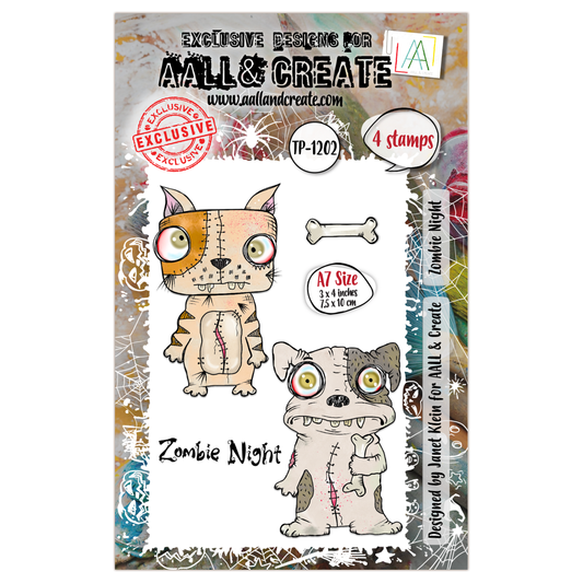 TP-1202 - A7 Stamp Set - Zombie Night