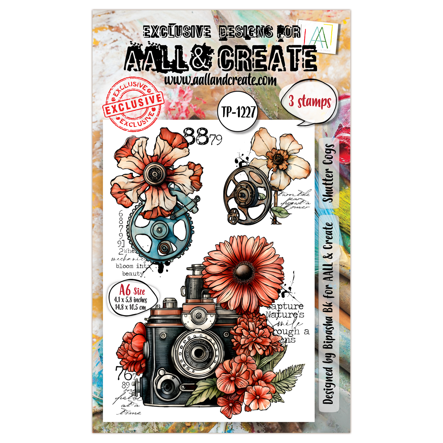 TP-1227 - A6 Stamp Set - Shutter Cogs