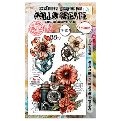 TP-1227 - A6 Stamp Set - Shutter Cogs