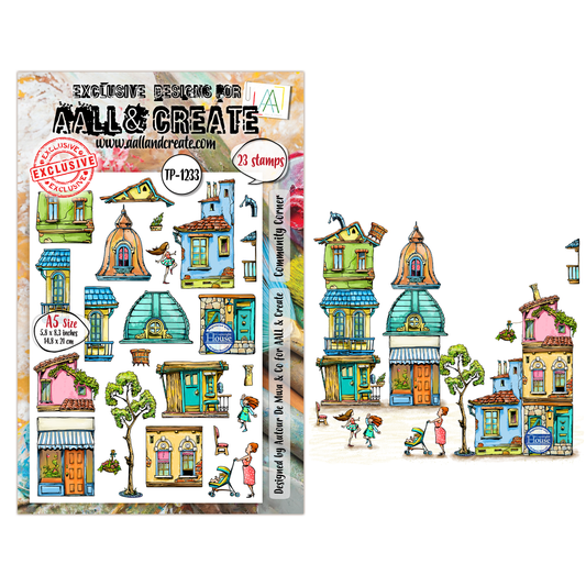 TP-1233 - A5 Stamp Set - Community Corner