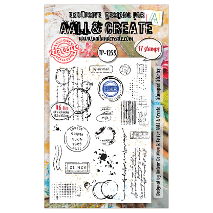 TP-1258 - A6 Stamp Set - Stamped Stories