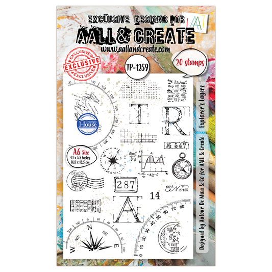 TP-1259 - A6 Stamp Set - Explorer's Layers