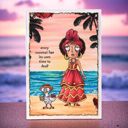 #1183 - A6 Stamp Set - Caravan Palmeraie