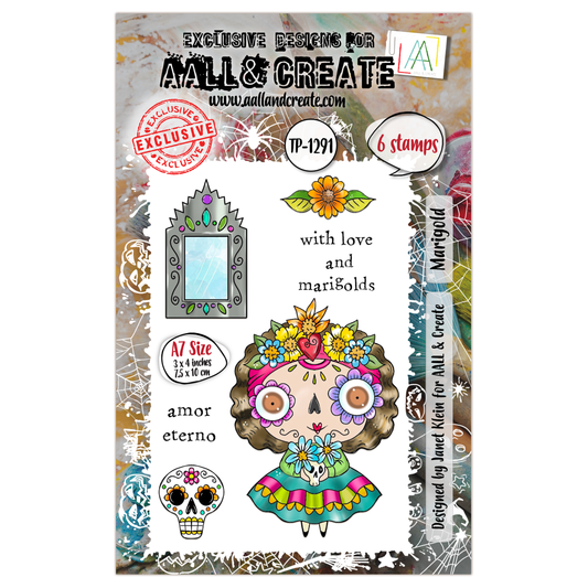 #TP-1291 - A7 Stamp Set - Marigold