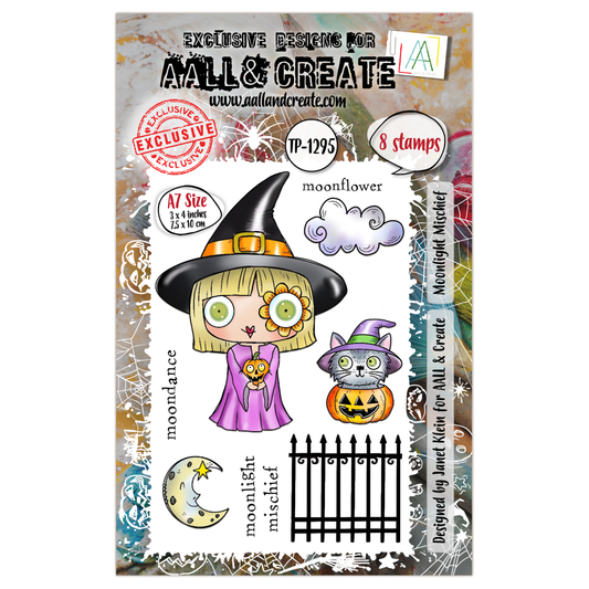 #TP-1295 - A7 Stamp Set - Moonlight Mischief