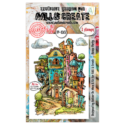 #TP-1307 - A6 Stamp Set - House Party