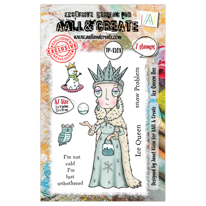 #TP-1308 - A7 Stamp Set - Ice Queen Dee