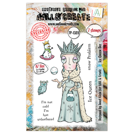 #TP-1308 - A7 Stamp Set - Ice Queen Dee