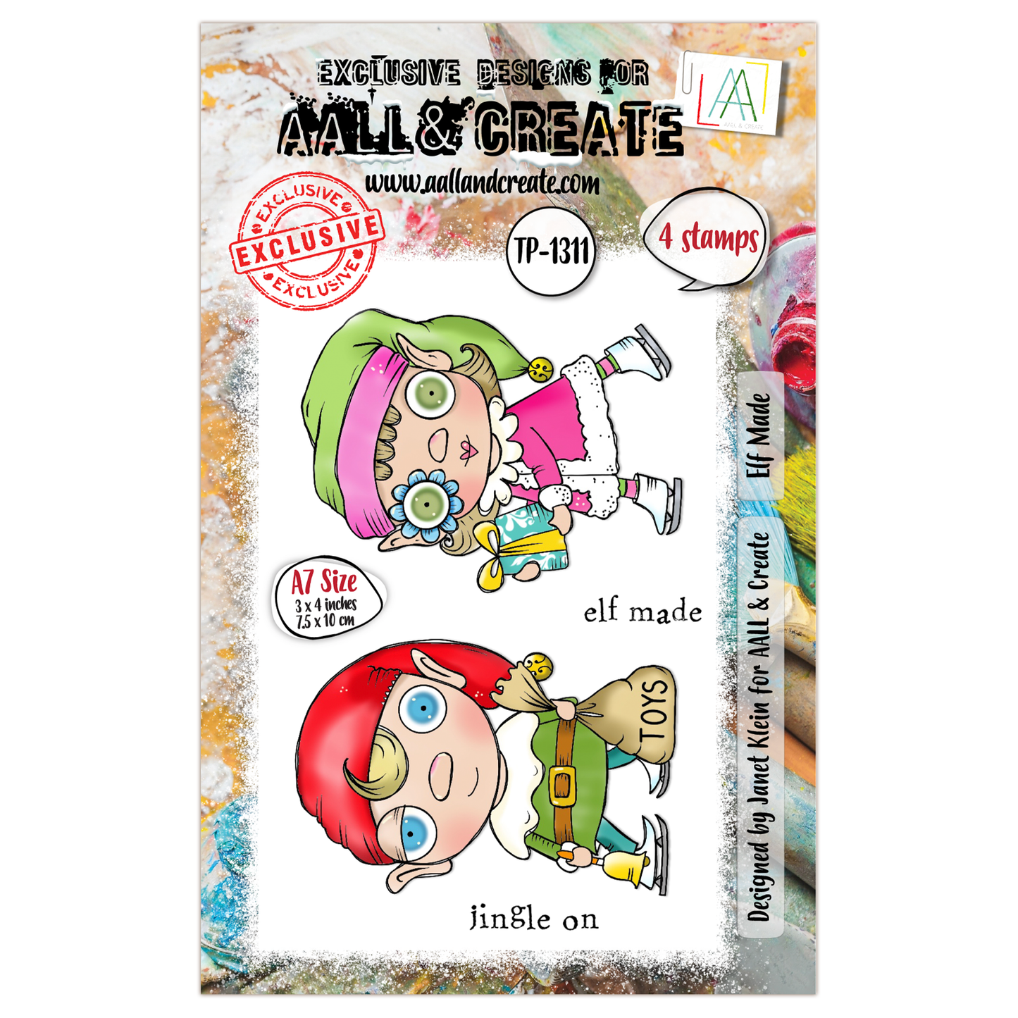 #TP-1311 - A7 Stamp Set - Elf Made