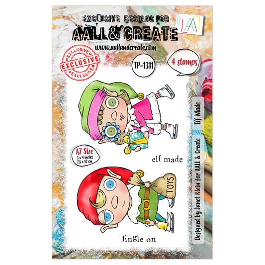 #TP-1311 - A7 Stamp Set - Elf Made