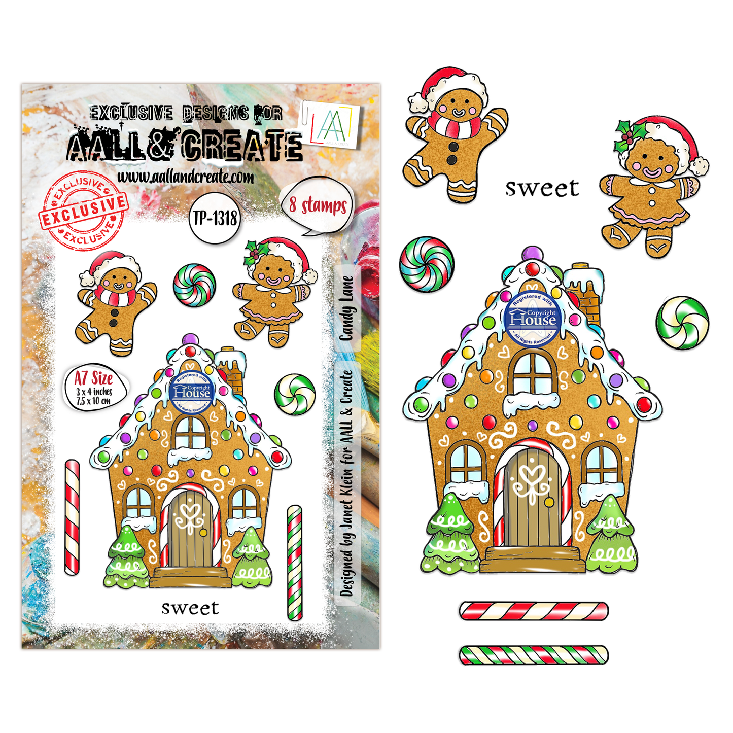 TP-1318 - A7 Stamp Set - Candy Lane