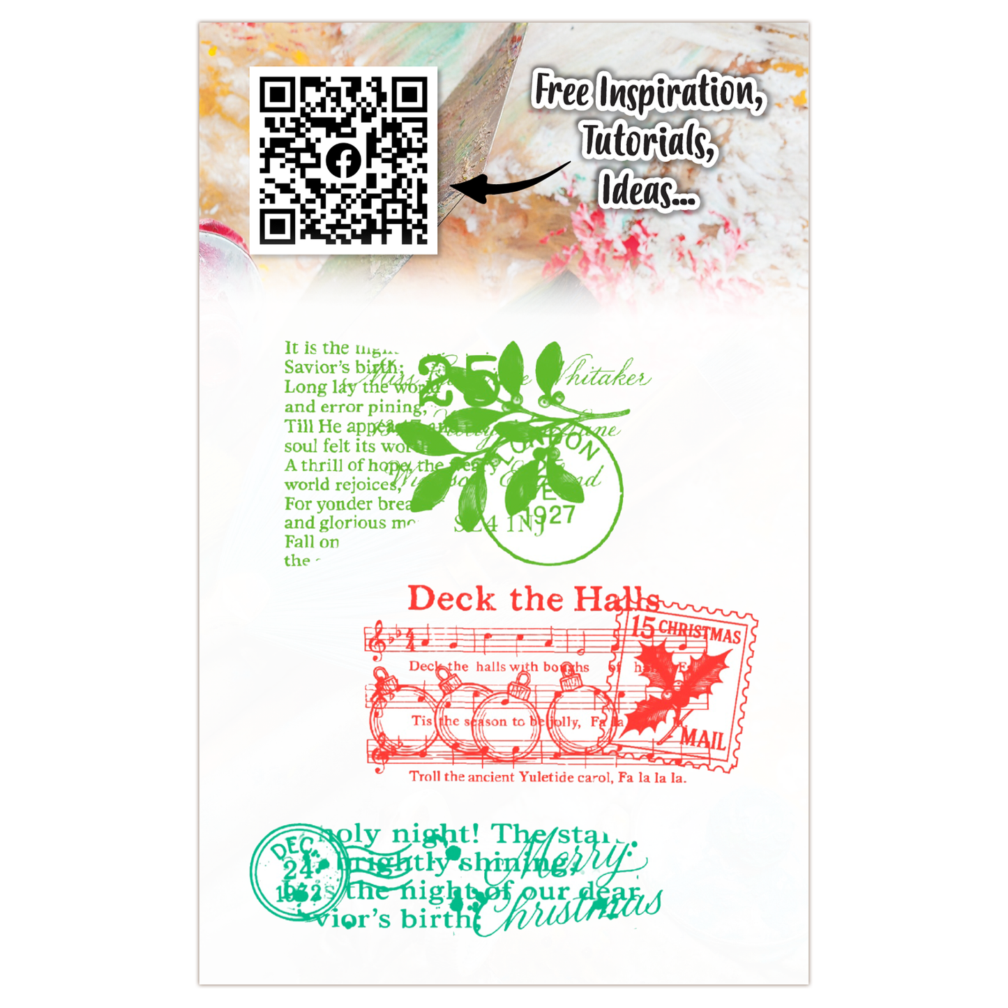#TP-1319 - A7 Stamp Set - Carols and Cancellations - Ships from 9th September