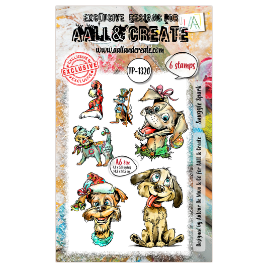 #TP-1320 - A6 Stamp Set - Snuggle Spark