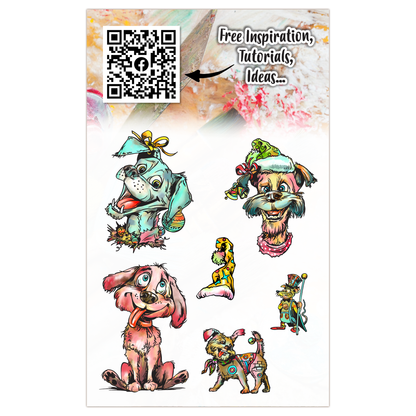 #TP-1320 - A6 Stamp Set - Snuggle Spark