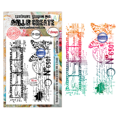 TP-1334 - A6 Stamp Sets - Splatter Film