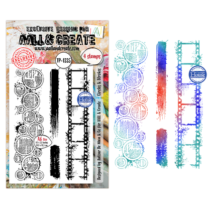 TP-1335 - A6 Stamp Sets - Circles & Strokes