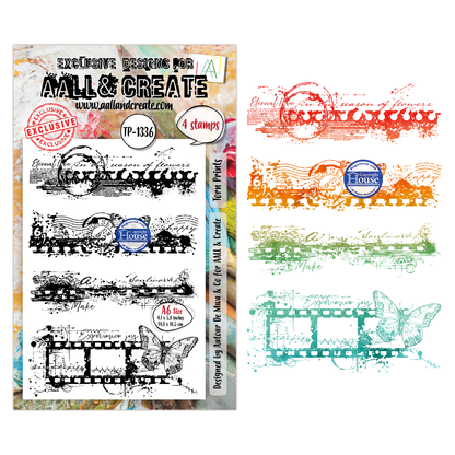 TP-1336 - A6 Stamp Sets - Torn Prints