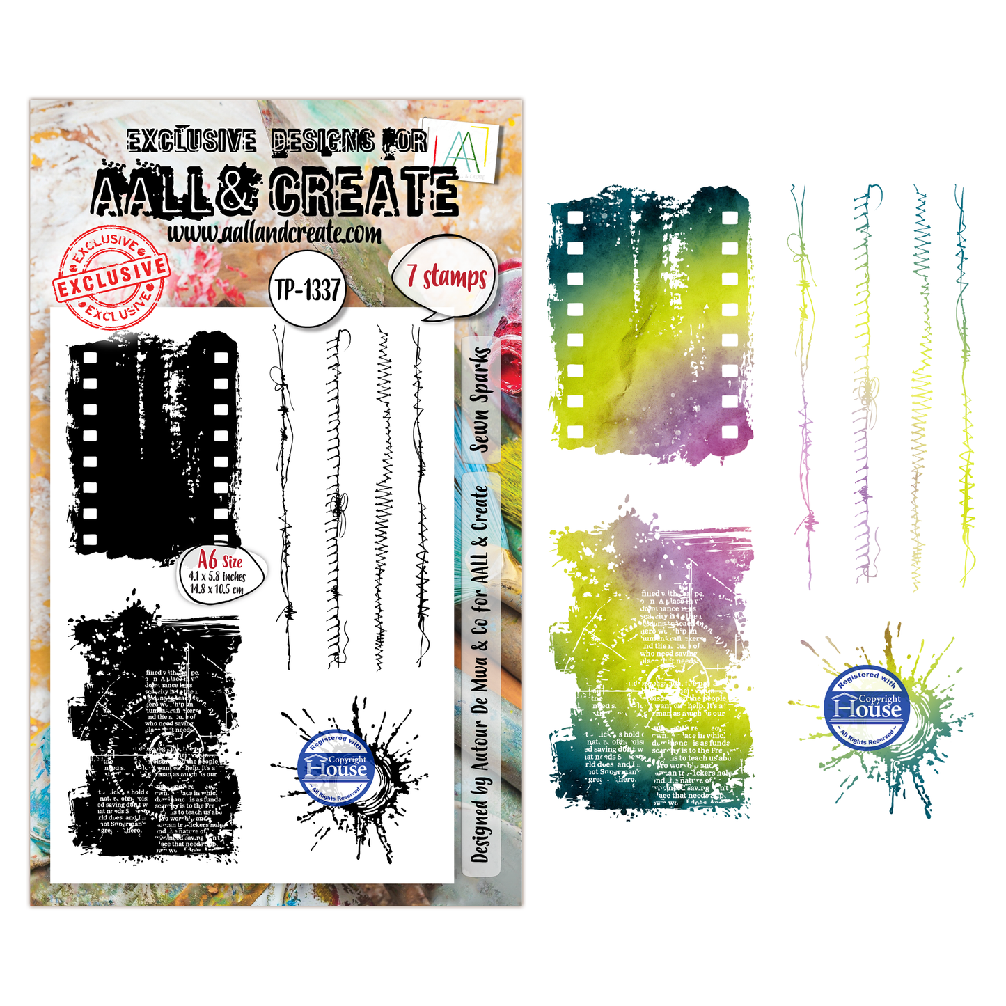 TP-1337 - A6 Stamp Sets - Sewn Sparks