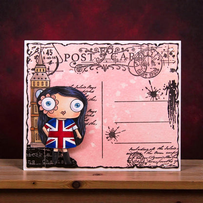 #872 - A7 Clear Stamp Set - England